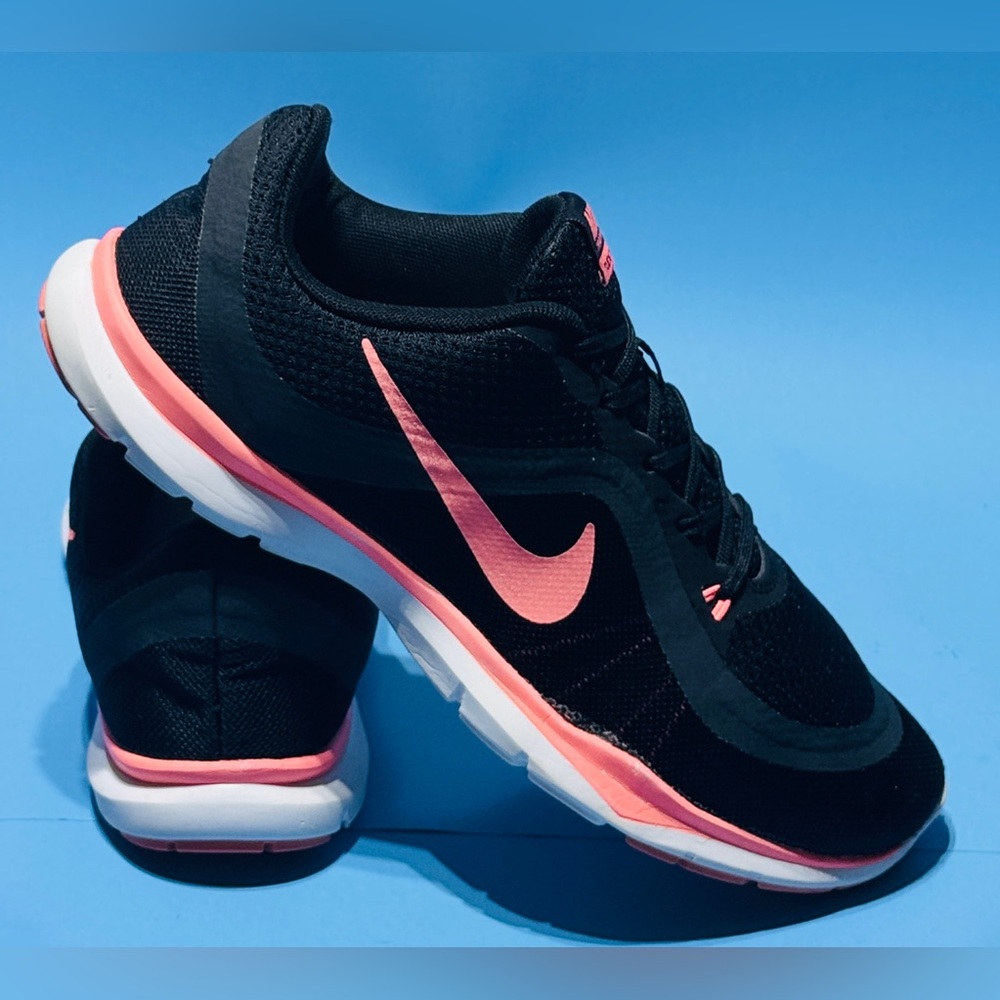 Nike 831217-011 Flex TR 6 Running Shoes Black/Pink Women's US 8/Eur 39 *Great*